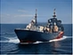 An energy supply ship at sea